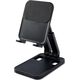Podstawka Hurtel Składana podstawka stojak na telefon tablet do 12.9'' czarny Składana podstawka stojak na telefon tablet do 12.9'' czarny 13521664 9145576277867