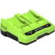 Greenworks 24V 2xakumulator 4 Ah + ładowarka dual Greenworks GSK24B4X 13527908 6952909045450
