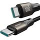 Joyroom Kabel przewód USB-C 100W Light-Speed Series 1.2m czarny Kabel przewód USB-C 100W Light-Speed Series 1.2m czarny 13528905 6941237102676