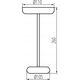 Lampa stołowa Kanlux Kanlux Fluxy 37310 lampa stołowa lampka 1x1,7W LED 3000K biała 13531392 5905339373106