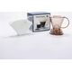 Clever Clever Dripper - Zaparzacz do kawy L 500ml przezroczysty brązowy + 100 filtrów 13550942 4715838467425