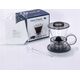 Clever Clever Dripper - Zaparzacz do kawy szklany 500ml przezroczysty szary 13550952 4715838469207