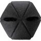 DOGGY R1 KITTY HEAD CZARNY 13558373 5902414547865