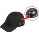 Wolfcraft Czapka ochronna z daszkiem Wolfcraft - czarna 13575643 4006885496903