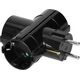 Orno Rozgałęźnik Orno OR-AE-13184(GS)/B 3x2P+Z Schuko czarny 13578046 5908254813337