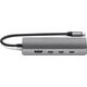 HUB USB Satechi Adapter Satechi USB-C Multiport 8K USB-C / USB-C, HDMI, 3xUSB-A 3.2 Gen 2 10Gbps, USB-A 3.2 Gen 1 5Gbps, SD/TF space gray 13609191 879961008178
