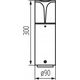 Kanlux Kanlux Preso 36542 lampa stojąca ogrodowa zewnętrzna IP44 1x10W E27 grafitowa 13616720 5905339365422