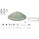 Lampa sufitowa LVT LVT Pir 4982-PC plafon lampa sufitowa z wbudowanym czujnikiem PIR 2x25W E27 biały 13616726 5908263385726