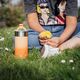 Quokka Quokka Boost Coffee Tumbler - Kubek termiczny ze stali nierdzewnej z zaparzaczem 400 ml (Apricot Orange) 13639667 8412497400812