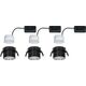 Paulmann Oprawa wpuszczanat Gil Coin 3StepDim rd starr LED 3x6W 2700K 230V schwarz matt/eisenAlu 13646067 4000870933831