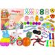 LeanToys Zestaw Zabawek Wielkanocnych Fidget Toys Pop It Squishy Antystresowe 42 Elementy 13655744 5905323216754