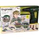 LeanToys Zestaw Majsterkowicza Organizer Wkrętarka Na Baterie Zielony 13655781 5905323217133
