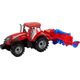 LeanToys Czerwony Ciągnik z Pługiem Napęd Frykcyjny 13655842 5905515353090