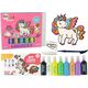 LeanToys Naklejki Na Okno Meble Jednorożec DIY 8 Kolorów Brokat 13655850 5905679072370