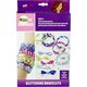 LeanToys Zestaw Do Robienia Bransoletek DIY Brokat Wstążki 13674480 5905214974909