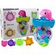 LeanToys Delfinek z Foremkami Morskimi Do Zabawy w Kąpieli 13674653 5905323218635