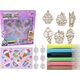 LeanToys Zestaw Kreatywny Witraże Okno Zastygająca Farba Lody Słodycze 3D 13674774 5905515354417