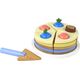 LeanToys Drewniane Ciasto Tort Kawałki 8 ele. 13674783 5905515354837