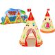LeanToys Namiot Tipi Dla Dzieci Styl Indiański Ogród Kremowy 160 cm x 105 cm 13674845 5905515356312