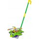 LeanToys Samolot Pchacz Dzwonek Kij Pilot Zielony 13674854 5905515357562