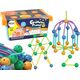 LeanToys Zestaw Klocków 3D Konstrukcyjne Geometric 142el. 13674969 5905679070727