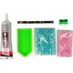 LeanToys Zestaw Jednorożec DIY Diamenty Kryształki Błękitny 13675008 5905679071632