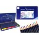 LeanToys Zestaw 36 Kredek Akwarelowych Metalowy Pojemnik 13675150 5905679076675