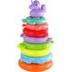 LeanToys Piramidka Jednorożec Układanka 8 Kółek Kolorowa 29cm x 14cm x 14cm 13675791 5905991003908