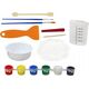 LeanToys Zestaw Kreatywny Artystyczny Ptaki 3D Gips Farbki 13675959 5905991006404