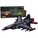 LeanToys Myśliwiec Militarny F35 Jeżdżący Światła Dźwięki Czarny 13676007 5905991007098