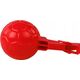 LeanToys Śnieżkomat Maszynka do Kulek Śnieżnych Wzór Piłki Czerwona 20cm x 5cm x 5cm 13676037 5905991007579