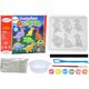 LeanToys Zestaw Kreatywny DIY Magnesy z Gipsu Dinozaury 13676076 5905991008491