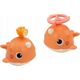 LeanToys Zabawka Do Kąpieli Wieloryb 3 Końcówki Pomarańczowy 13676195 5905991010814