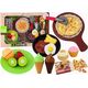 LeanToys Zestaw Fast Food Owoce Stek Lody Akcesoria Pizza Frytki 26 ele. 13676305 5905991014881