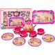 LeanToys Zestaw Do Kawy Herbaty Filiżanki Czajnik Taca Różowy Kawiarnia 15ele. 13676354 5905991015147