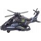 LeanToys Helikopter Policyjny Biały lub Czarny Napęd Frykcyjny Światło i Dźwięk 13676374 5905991015673