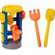 LeanToys Zestaw Do Piasku Duży Młynek Łopatka Grabki Konewka Foremki 13676432 5905991016892