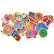 LeanToys Zestaw Magnesy Drewniane Literki Obrazki Zwierzęta Przedmioty 26 Sztuk 13676801 5905991021841