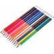 LeanToys Zestaw Kredek Ołówkowych Dwustronnych Kolorowe 12/24 szt. 13676831 5905991022435