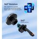 Choetech Magnetyczny uchwyt samochodowy Choetech T204-F, z ładowarką 15W (czarny) 13680355 6932112106360