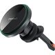 Choetech Magnetyczny uchwyt samochodowy Choetech T204-F, z ładowarką 15W (czarny) 13680355 6932112106360