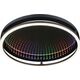 Lampa sufitowa Paulmann Plafoniera SPACEGLOW ONE LED 3D DIM RGB rainbow 38W 3900lm 3000-6500K pilot  230V czarny matowy / metal 13684447 4000870710562