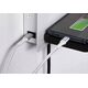 Kinkiet Paulmann Oprawa ścienna SERRA LED DIM  USB-C RIGHT 650/200lm 2700K 230V biały matowy / czarny matowy 13684473 4000870711033