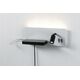Kinkiet Paulmann Oprawa ścienna SERRA LED DIM  USB-C RIGHT 650/200lm 2700K 230V biały matowy / czarny matowy 13684473 4000870711033