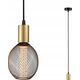 Lampa sufitowa Paulmann Lampa sufitowa RAVI E27 max.60W IP44 230V złoty / czarny matowy / metal 13684476 4000870711347