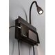 Kinkiet Paulmann Oprawa ścienna HALINA LED 2.4W 200lm 2700K USB-C 230V czarny mat /metal 13684478 4000870711019