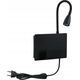 Kinkiet Paulmann Oprawa ścienna HALINA LED 2.4W 200lm 2700K USB-C 230V czarny mat /metal 13684478 4000870711019