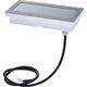 Paulmann Oprawa dogruntowa BRICK LED 1.6W 50lm 3000K IP68 z czujnikiem ruchu 200x100 230V aluminium / stal nierdzewna 13684535 4000870943373