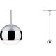 Paulmann Oprawa zwieszana na szynoprzewód URail CAPSULE LED II DIM 6W 2700K  230V chrom matowy / metal 13684603 4000870954577