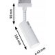 Paulmann Reflektor na szynoprzewód URail TUBO LED 3-STEP DIM 4W 150lm 4000K 230V biały / metal 13684634 4000870955970